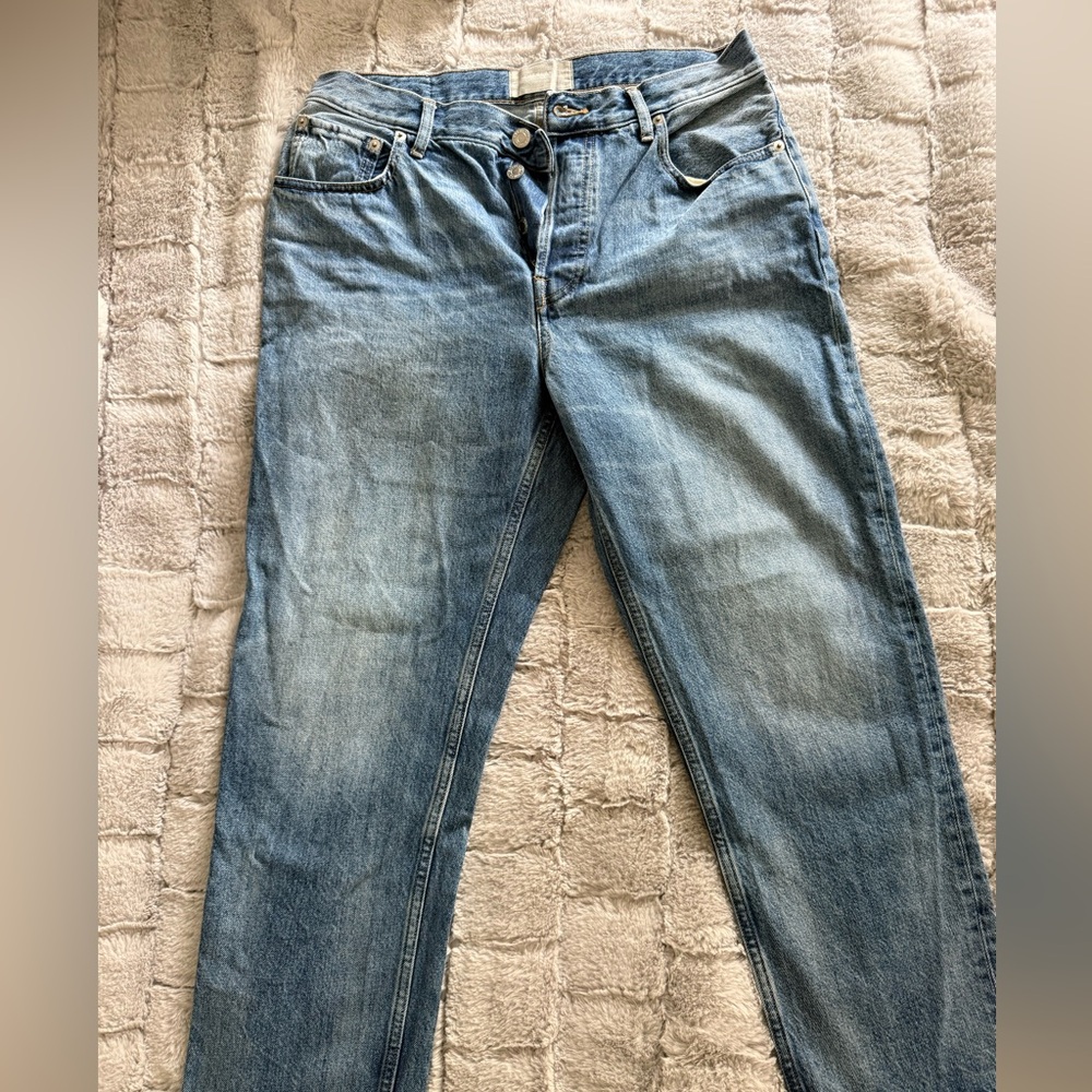 Everlane Women's Straight Leg Jeans - Light Blue